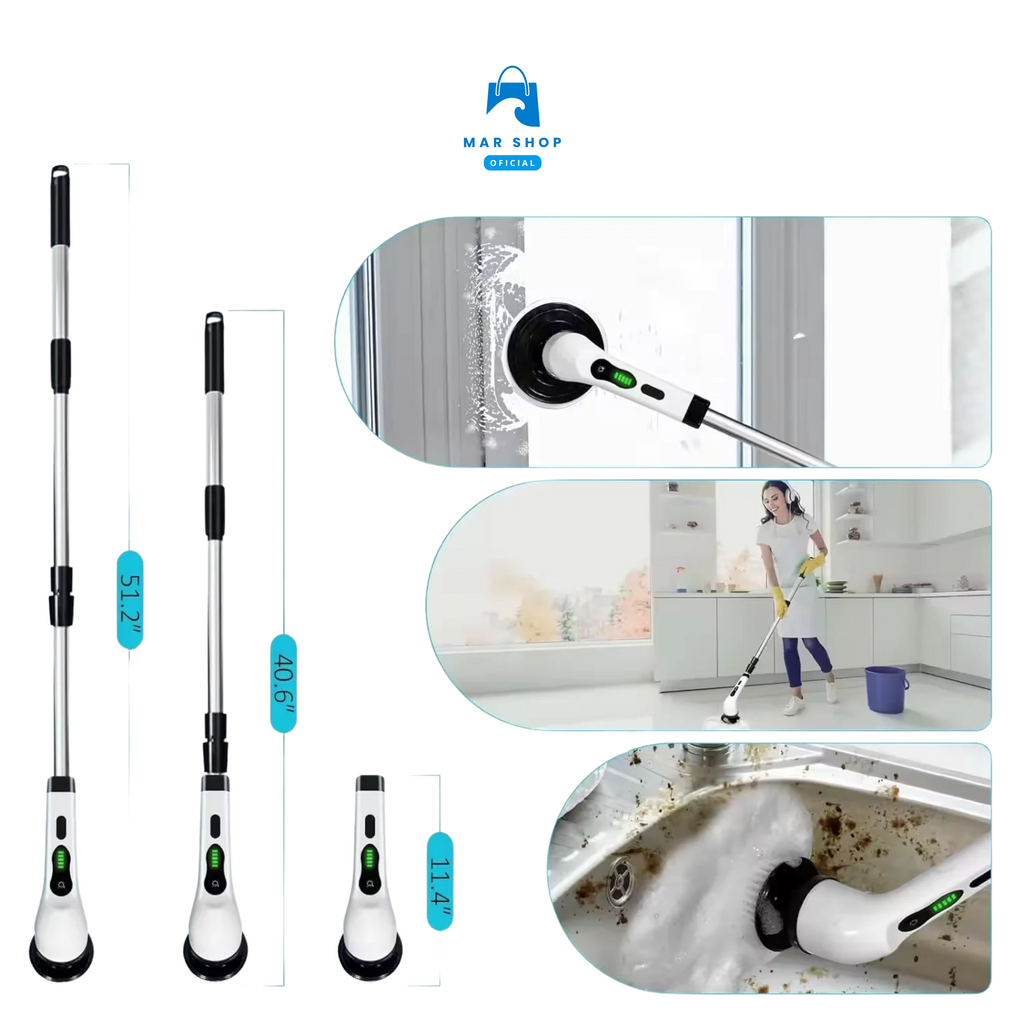 Cepillo de Limpieza Eléctrico 9 en 1
