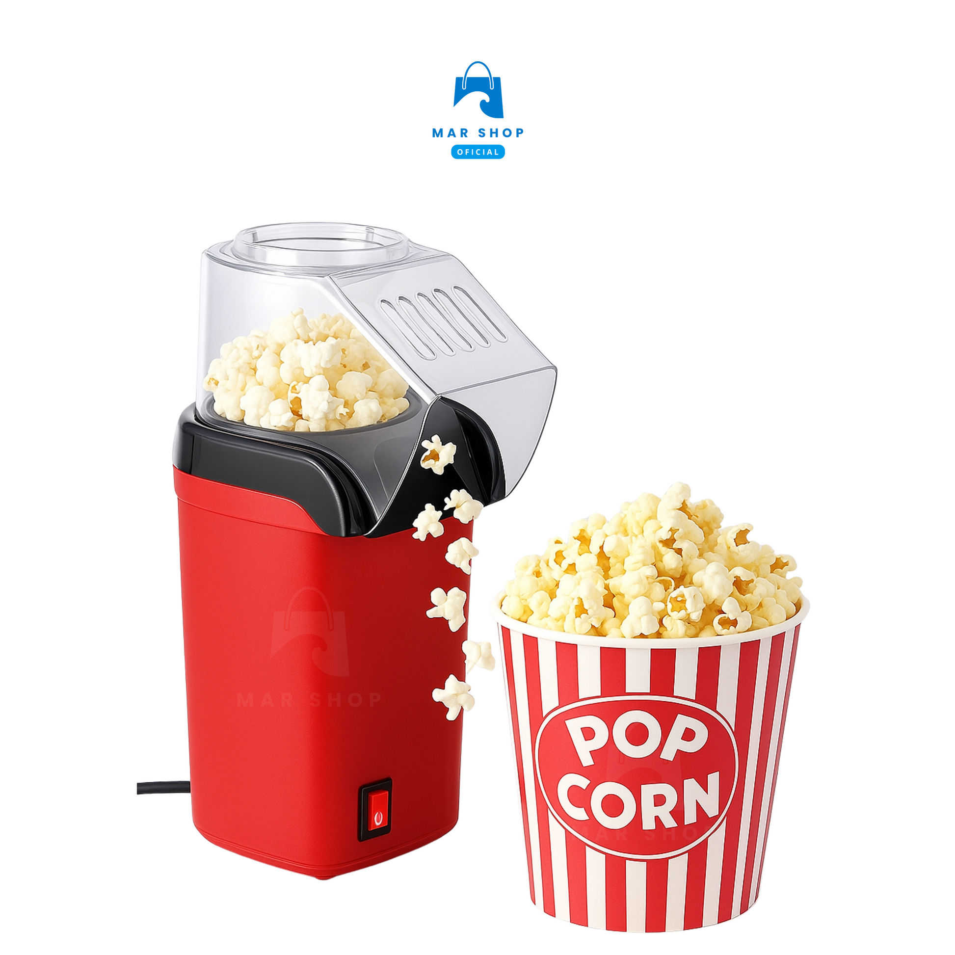 Máquina de Pop Corn Canchita al Aire Caliente (Oil Free)