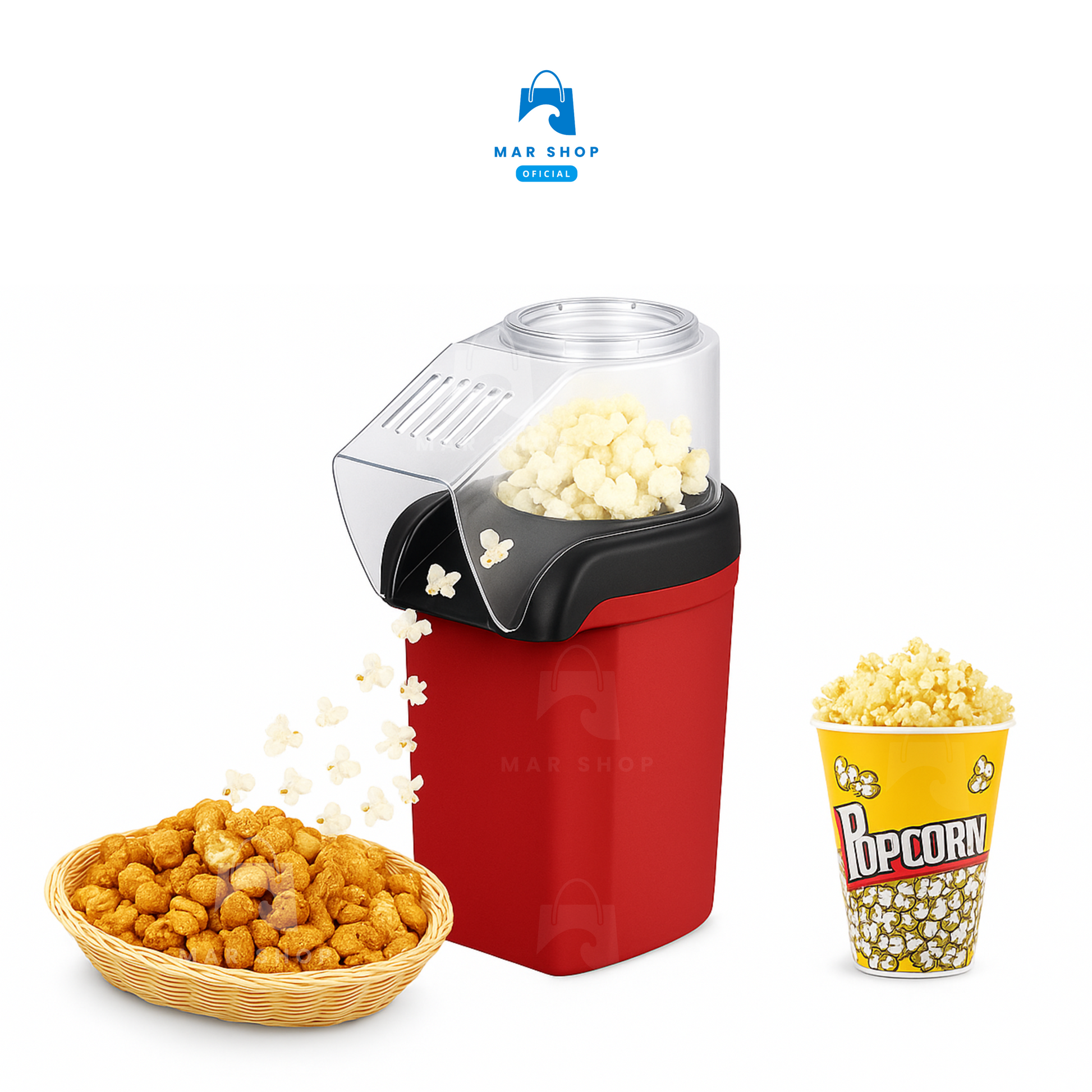 Máquina de Pop Corn Canchita al Aire Caliente (Oil Free)