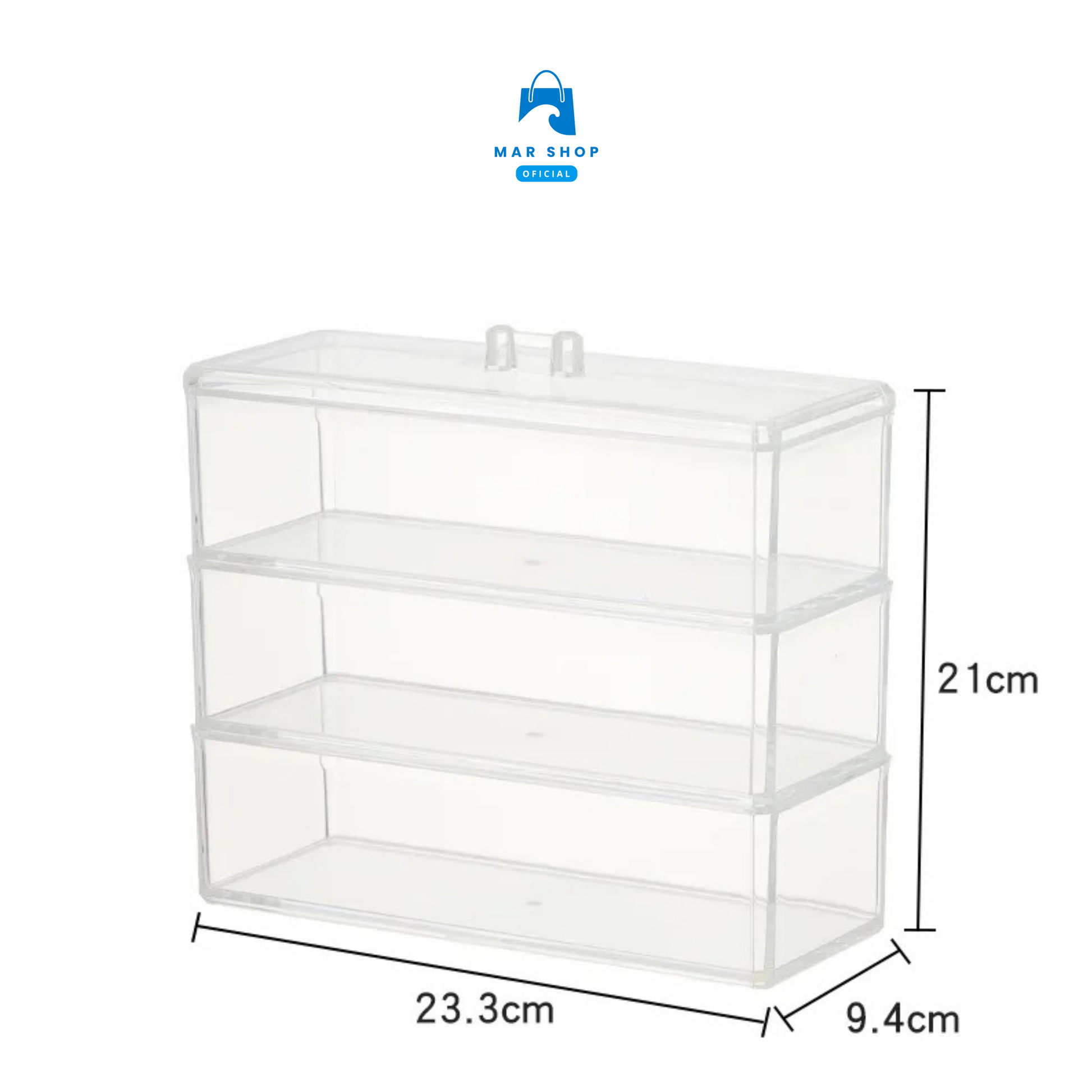 Organizador Acrílico de 3 Niveles